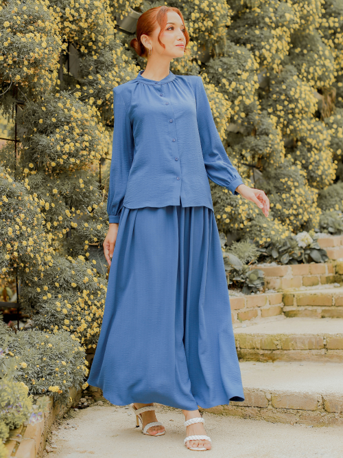 RIKAA DRESS - INFINITY BLUE